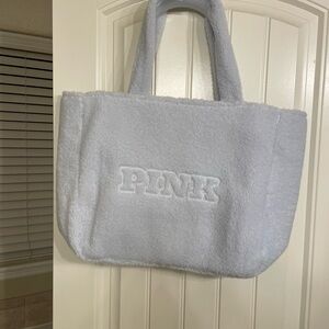 PINK Fuzzy Tote Bag